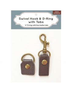 Swivel Hook & D-Ring with Tabs Zakka Workshop - 1