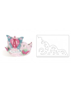 Bigz L Die - Cartouche Crown by Brenda Walton Ellison - 1