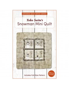 Yoko Saito’s Snowman Mini Quilt Zakka Workshop - 1