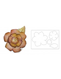 Bigz L Die - Flora by Prima Marketing Inc. Ellison - 1