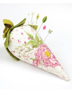Peony Strawberry Pincushion - Crabapple Hill Crabapple Hill Studio - 1
