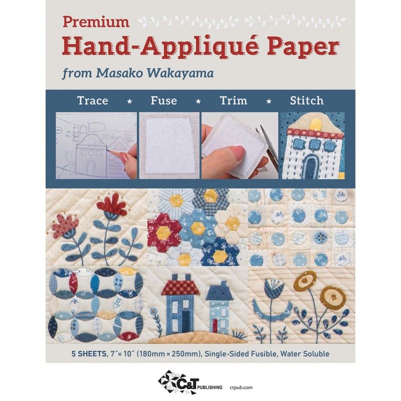 Carta Premium per Appliqué a Mano, di Masako Wakayama Search Press - 1