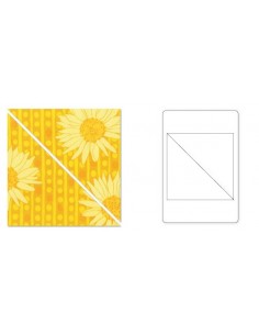 Bigz L Die - Half-Square Triangles, 4 1/2" Finished Square Ellison - 1