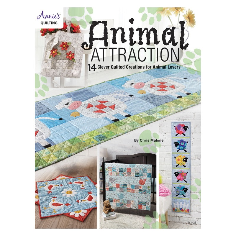 Animal Attraction, 14 Clever Quilted Creations for Animal Lovers Annie's - 1
