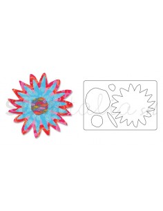 Bigz L Die Starburst by Nel Whatmore Sizzix - Big Shot - 1