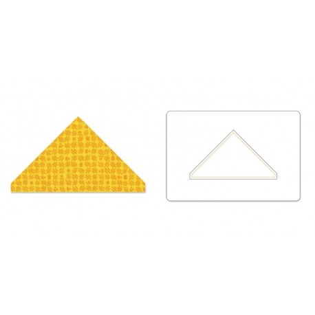 Bigz L Die Triangle, 3 1/8"H x 5 1/2"W Unfinished (cm 7,94 x 13,97) Sizzix - Big Shot - 1