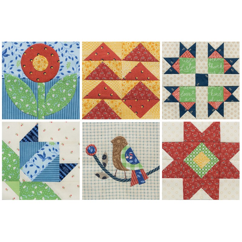 The Splendid Sampler 2 - Another 100 Blocks from a Community of Quilters - by Pat Sloan & Jane Davidson Martingale - 3