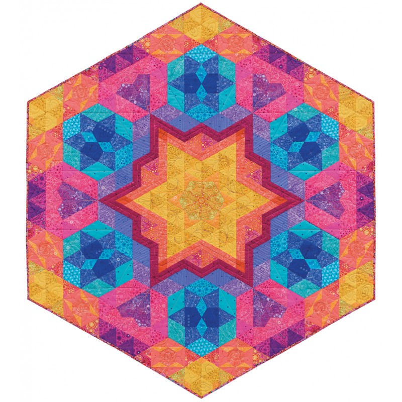 The New Hexagon 2 - 52 More Blocks to English Paper Piece - by Katja Marek Martingale - 5