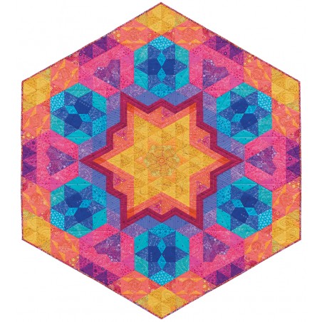 The New Hexagon 2 - 52 More Blocks to English Paper Piece - by Katja Marek Martingale - 5