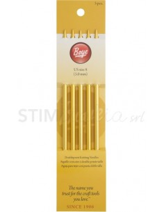 7" DOUBLE POINT ALUM NEEDLE 5PC SZ 8 / 5MM Simplicity - 1