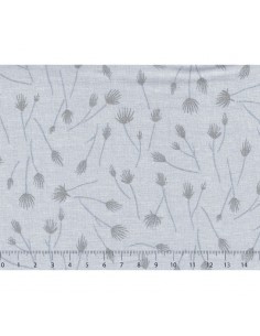 26th Centenary Collection by Yoko Saito, Tessuto Azzurro con Fiori Sojitz Fashion - 1