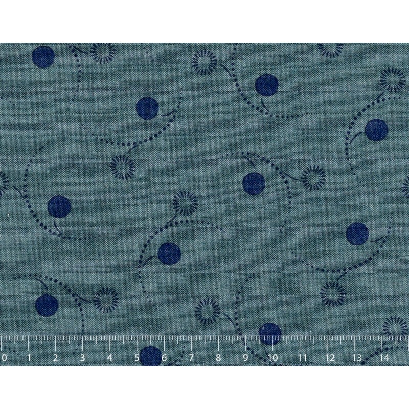 26th Centenary Collection by Yoko Saito, Tessuto Verde Acqua con Scintille Sojitz Fashion - 1
