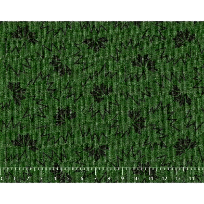 26th Centenary Collection by Yoko Saito, Tessuto Verde con Disegni Sojitz Fashion - 1