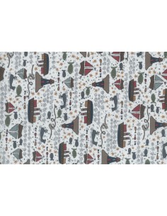 Ship to shore by Lynette Anderson - Pale Cream - 706901-10 Lecien Corporation - 1