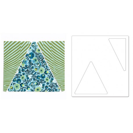 Bigz Pro Die - Triangles. Isosceles & Right 6 1/2" H Assembled Sizzix - Big Shot - 1