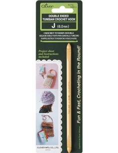 Clover, Uncinetto Tunisino Doppia Punta 6 mm Clover - 1