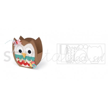 Bigz XL Die - Bag, Owl by Lori Whitlock Ellison - 1