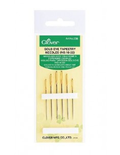 Clover, Aghi Gold Per Tappezzeria n° 18 - 20 - 22 - 6 pz Clover - 1