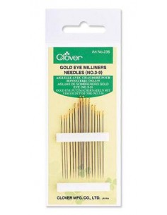 Clover, Aghi Gold Per Modiste n° 3 - 5 - 7 - 9 - 16 pz Clover - 1