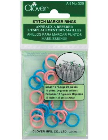Clover, Anelli Ferma Maglia (30 Pz) Clover - 1