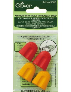 Clover, Protezione Per Ferri Circolari Large (4 Pz) Clover - 1