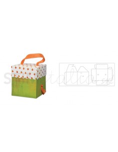 Bigz XL Die - Box, Scallop w/Handle Holes by Where Women Cook Ellison - 1