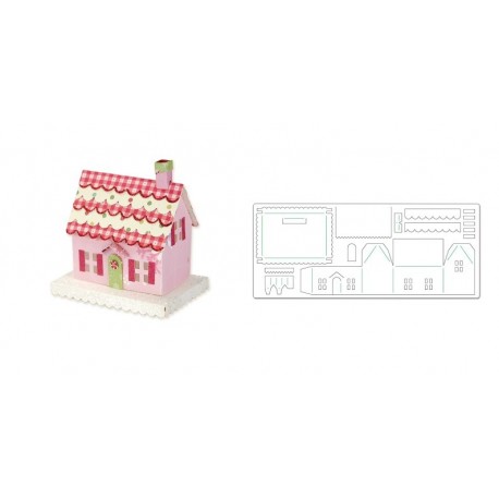Bigz XL Die - Country Cottage, 3-D by Brenda Walton Ellison - 1