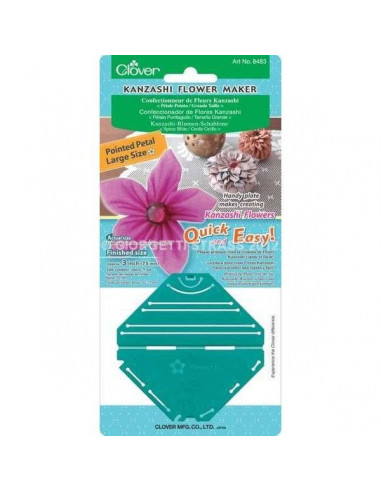Clover, Crea Fiore Kanzashi Petali A Punta Large Clover - 1