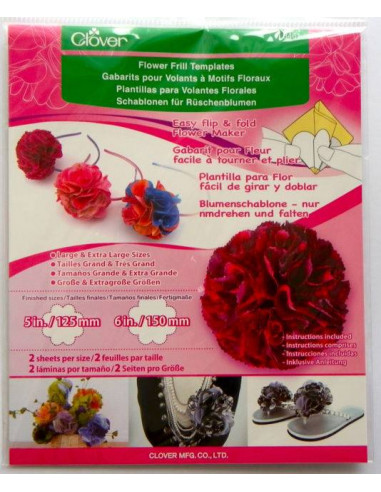 Clover, Templates Per Fiore Arricciato Large & Extra Large Clover - 1