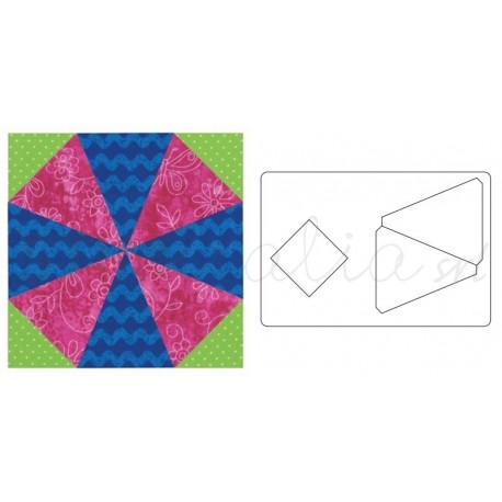 Bigz L Die Kaleidoscope, 6 1/2" Assembled Sizzix - Big Shot - 1