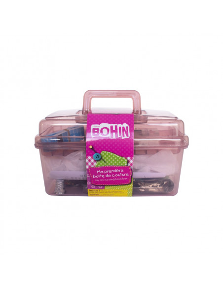 Bohin, Bauletto Regalo - Kit Valigetta + Accessori di Cucito per Bambina Bohin - 1
