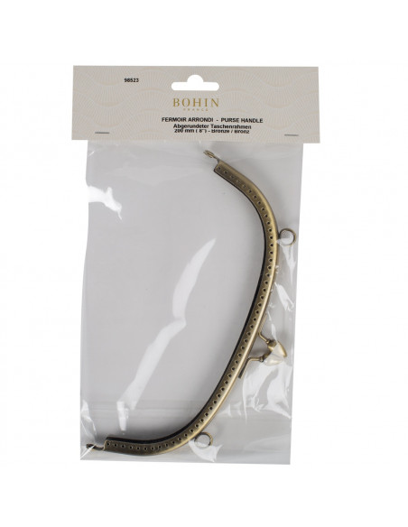 Bohin, Chiusura Clutch Curva per borse, in bronzo con coni - 20cm Bohin - 2