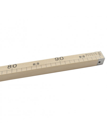 Bohin, Metro professionale in legno quadrato - certificato e omologato Bohin - 1