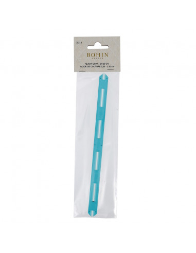 Bohin, Quick Quarter Ruler - Righello Guida per Segnare le Diagonali 1/4 di pollice, 20 cm Bohin - 2