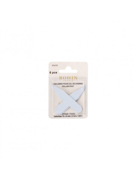 Bohin, Stecche per Colletti Camicia 6 pezzi Bohin - 2