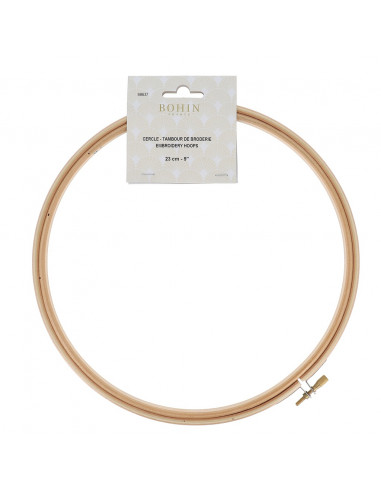 Telaio da Ricamo in Legno, diametro 23 cm, 9 pollici - Bohin Bohin - 3