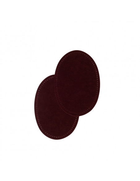Bohin, Toppe Ovali Scamosciate 9,5x14 cm, Bordeaux Bohin - 1