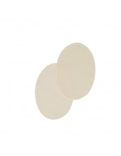 Bohin, Toppe Ovali Scamosciate 9,5x14 cm, Ecru Bohin - 1