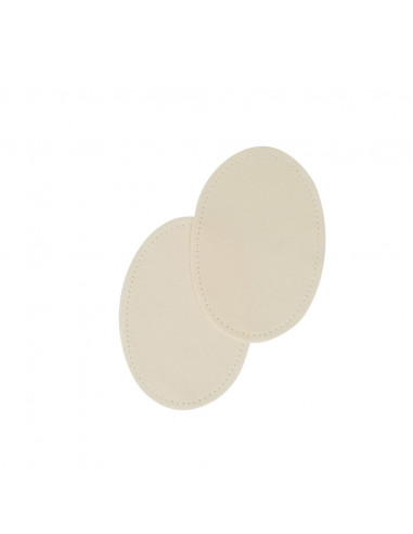 Bohin, Toppe Ovali Scamosciate 9,5x14 cm, Ecru Bohin - 1