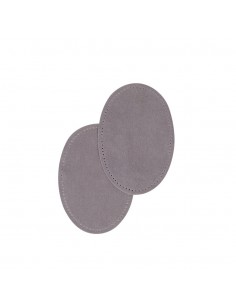 Bohin, Toppe Ovali Scamosciate 9,5x14 cm, Grigio Chiaro Bohin - 1