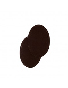 Bohin, Toppe Ovali Scamosciate 9,5x14 cm, Marrone Scuro Bohin - 1