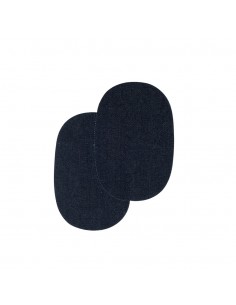 Bohin, Toppe Ovali da Applicare con Ferro da Stiro 10x15 cm cm, Blu Jeans Scuro Bohin - 1
