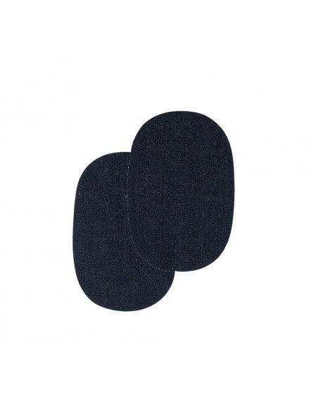 Bohin, Toppe Ovali da Applicare con Ferro da Stiro 10x15 cm cm, Blu Jeans Scuro Bohin - 1