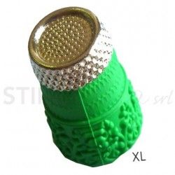 Bohin, Ditale antiscivolo in Silicone con punta in metallo “XL” - 5 pz Bohin - 1