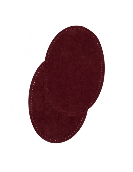Bohin, Toppe Ovali Scamosciate 9,5x14 cm, Bordeaux Bohin - 1