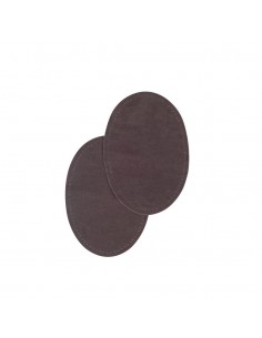 Bohin, Toppe Ovali Scamosciate 9,5x14 cm, Grigio Scuro Bohin - 1
