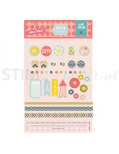 Embellishments Set 37pcs - Hello Sunshine Creative Rox - 1
