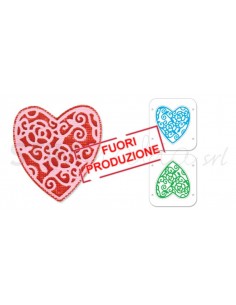 Embosslits Die - Heart, English Rose by Scrappy Cat Ellison - 1