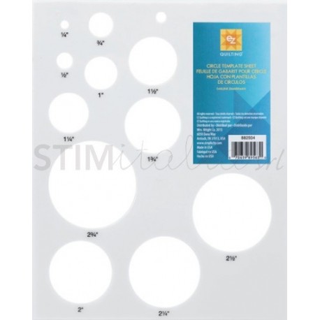 Ez Quilting - Circles Template Sheet EZ Quilting - 1