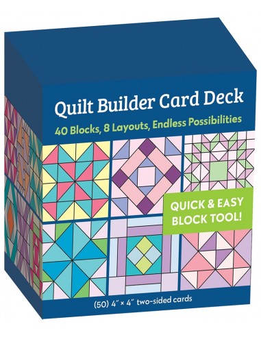 Quilt Builder Card Deck, 40 block, 8 layouts, endless possibilities C&T Publishing - 1